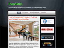Tablet Screenshot of pianomid.com